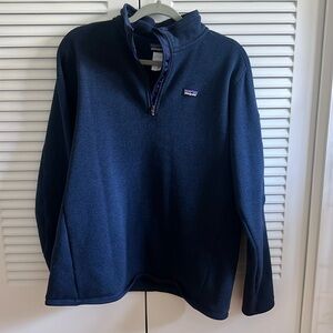 Navy Blue Patagonia Pull Over